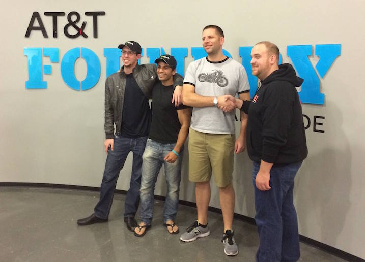 Winning Team at the ATT hackathon