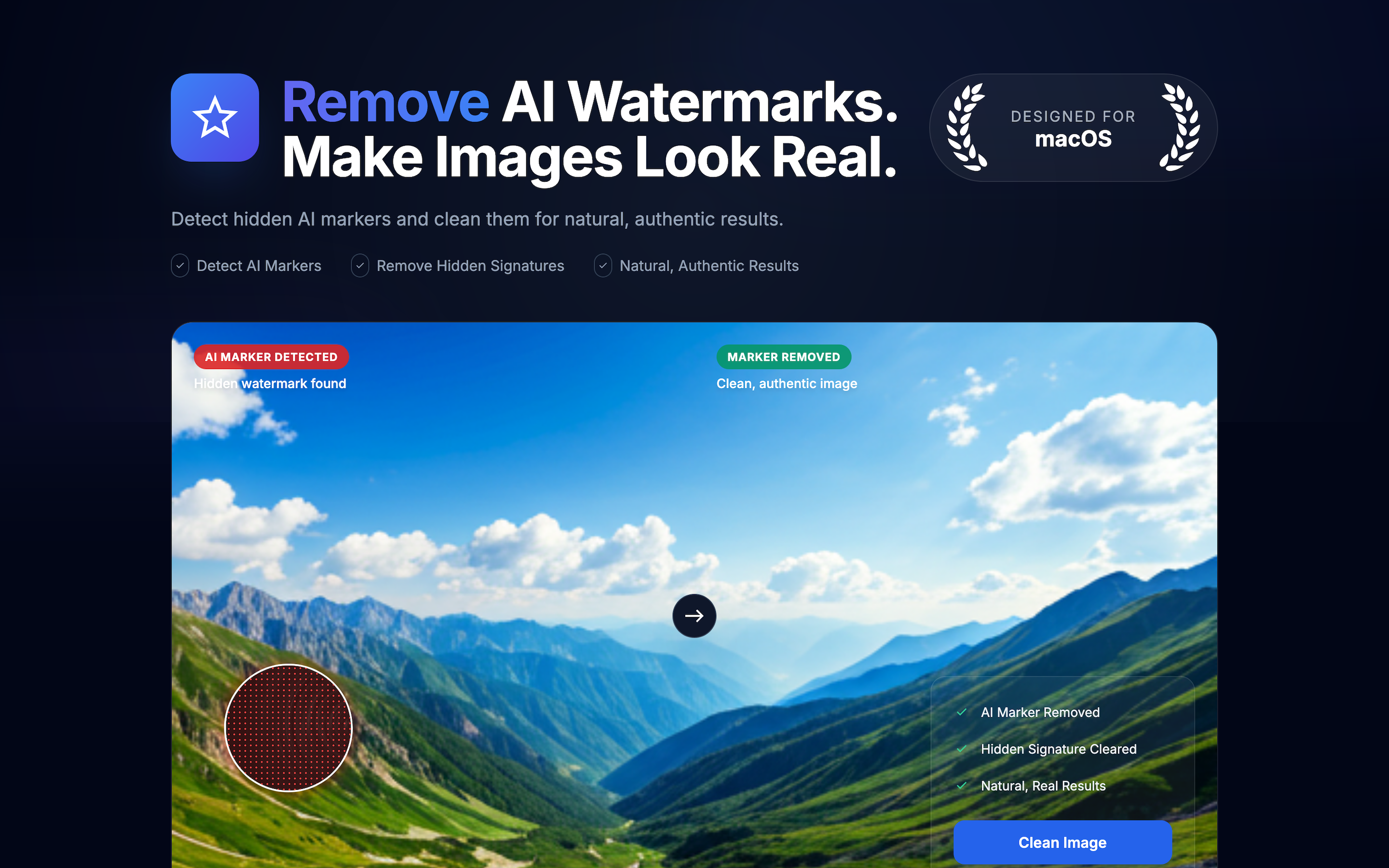 Saigon Watermarks MacOS marketing screenshot